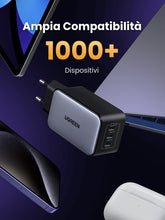 Carica l'immagine nel visualizzatore di Gallery, UGREEN Nexode 65W Caricatore USB C Ricarica Rapida Caricabatteria GaN