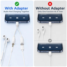 Carica l'immagine nel visualizzatore di Gallery, Adattatore USB C Jack 3,5 mm, Adattatore Cuffie USB C 2 in 1 con Porta Audio Aux e Ricarica Rapida PD 100W, Splitter Typ