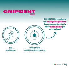 Carica l'immagine nel visualizzatore di Gallery, Gripdent Plus - Polvere Super Adesiva per Dentiere e Protesi Dentali - Non Crea Irritazioni, Fissaggio Molto Semplice