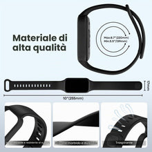 Carica l'immagine nel visualizzatore di Gallery, Cinturino Compatibile per Xiaomi Smart Band 9 Active, 5 Pezzi Cinturini in Morbido, Traspirante, al Sudore Silicone Cint