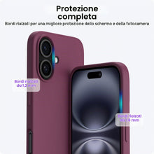Carica l'immagine nel visualizzatore di Gallery, ORNARTO Cover per iPhone 16 Plus Silicone,Antiurto,Vino Rosso