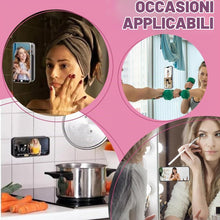 Carica l'immagine nel visualizzatore di Gallery, Ventosa Per Cellulare 4 Pezzi Nero Bianco Rosa Chiaro Fucsia Silicone Standard - Per Selfie Video Ricarica