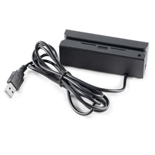 Carica l'immagine nel visualizzatore di Gallery, MSR100 Lettore di carte a banda magnetica USB, Lettore macchina POS per tessere, programmabili e integrazione con varie 