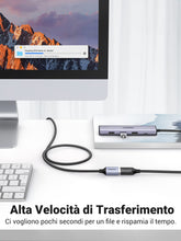 Carica l'immagine nel visualizzatore di Gallery, UGREEN Cavo Prolunga USB 3.0 Nylon Cable Maschio A Femmina 5Gbps (1M)