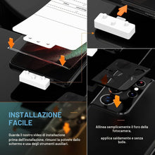 Carica l'immagine nel visualizzatore di Gallery, TAURI Pellicola protettiva per Samsung Galaxy S21 Ultra, 2 pellicole protettive in TPU + 2 pellicole protettive per foto