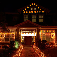 Carica l'immagine nel visualizzatore di Gallery, Luci led Batteria Halloween Zucca 3 Metri 20 LED IP65 Impermeabile Decorazioni Casa