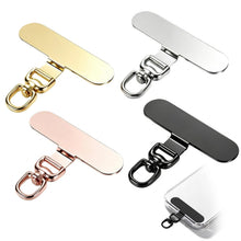 Carica l'immagine nel visualizzatore di Gallery, 4 Pezzi Toppa per Cordino Cellulare, Patch per Cordino Cellulare Acciaio