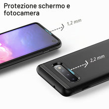 Carica l'immagine nel visualizzatore di Gallery, JETech Cover Impieghi Gravosi per Samsung Galaxy S10, Nero