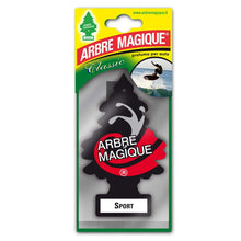Carica l'immagine nel visualizzatore di Gallery, Arbre Magique Profumatore Auto, Fragranza Sport, Durata fino a 7 Settimane, Made in Italy, Confezione da 1 Pezzo