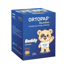 Carica l'immagine nel visualizzatore di Gallery, MASTER AID Ortopad Buddy Regular - Cerotti Colorati Oculari per Bambini - Cerotto Occlusore Occhio Bambini per il Tratta