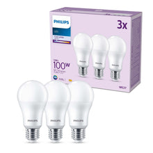 Carica l'immagine nel visualizzatore di Gallery, Philips LED Lampadina E27, Confezione da 3