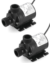 Carica l'immagine nel visualizzatore di Gallery, QWORK® 2 Pezzi DC 12V Pompa Brushless ad Immersione 800l/h 5m, per Fontane E Sistema di Circolazione dell'Acqua