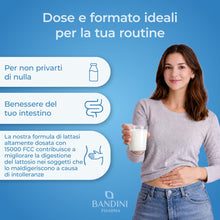 Carica l'immagine nel visualizzatore di Gallery, Bandini® Lattasi DEPOT 15.000 FCC | 80 Compresse a Lento Rilascio (6 ORE) |