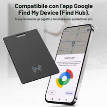 Carica l'immagine nel visualizzatore di Gallery, 2 Pezzi di Tracker per Portafoglio per Android, Smart Card di Tracciamento Ricaricabile Senza Fili, Carta di Tracciament