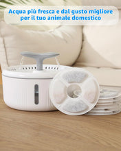 Carica l'immagine nel visualizzatore di Gallery, Filtri Ricambio Fontanella Gatti, 6 Pezzi per Fontane 2-2,5L