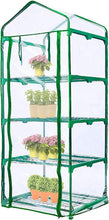 Carica l'immagine nel visualizzatore di Gallery, LATERN 4 Livelli Copertura di Ricambio per Serra, 160CM x 70CM x 50cm Chiaro PVC Piccolo Copertura Della Casa per Coltiv