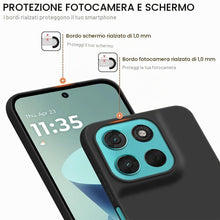 Carica l'immagine nel visualizzatore di Gallery, HSP Cover per Motorola Moto G57 / G57 Power, Custodia Silicone, Case, Nera