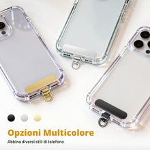 Carica l'immagine nel visualizzatore di Gallery, MoKo Phone Tether Tab 360° in Acciaio Inox, Set da 6