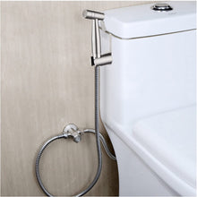 Carica l'immagine nel visualizzatore di Gallery, Bidet Portatile Kit Doccetta -Spruzzatore per WC con doppia modalità, in Acciaio Inossidabile, con Deviatore 2 Vie, con 