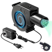 Carica l'immagine nel visualizzatore di Gallery, Ventilatore Radiale 12V con Controller, Ventilatore a Turbina da 220 V, Ventola Turbo con Uscita Aria, Ventola Radiale p
