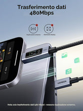 Carica l'immagine nel visualizzatore di Gallery, UGREEN Nexode Cavo USB C PD 3.1 240W con Display Digitale a LED (1M)