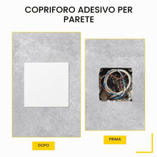 Carica l'immagine nel visualizzatore di Gallery, 2 Pezzi Copertura Cieca da Incasso, Coperture Autoadesive per Prese Elettriche, Placca da Parete Vuota in Plastica, 8,6 