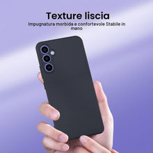 Carica l'immagine nel visualizzatore di Gallery, NEW'C Cover per Samsung Galaxy A54 5G, Nera Silicone Morbido Antiurto
