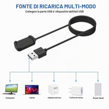 Carica l'immagine nel visualizzatore di Gallery, Amzpas Caricatore per Amazfit GTR/Amazfit GTS/Amazfit T-Rex, Veloce Portatile Cavo di Ricarica USB (100cm*1)