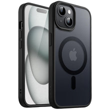 Carica l'immagine nel visualizzatore di Gallery, JETech Cover Magnetica Opaca per iPhone 15, Nero