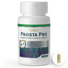 Carica l'immagine nel visualizzatore di Gallery, Prosta Pro High Dose. Complesso di capsule per la prostata con 600 mg di estratto di zucca, vitamina B6, zinco e selenio