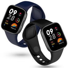 Carica l'immagine nel visualizzatore di Gallery, 2 Cinturini Compatibili con Redmi Watch 3 Cinturino di Ricambio in Silicone, Cinturino Sportivo Impermeabile, Traspirant