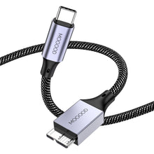Carica l'immagine nel visualizzatore di Gallery, MOGOOD Cavo Tipo C a Micro B 3.0 Cavo Hard Disk USB C 0.5M 10Gbps
