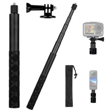 Carica l'immagine nel visualizzatore di Gallery, 120cm Invisible Selfie Stick Alluminio, Bastone Allungabile Autodifesa per Insta360,per GoPro,DJI, Action Camera,Bastone