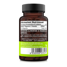 Carica l'immagine nel visualizzatore di Gallery, NÄTOO Magnesio Treonato Alto Dosaggio Magtein® 60cpr Integratore Magnesio L Treonato Puro 2000 Mg Magnesium L Threonate 
