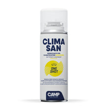Carica l'immagine nel visualizzatore di Gallery, CAMP Climasan One Shot Spray - Igienizzante climatizzatore e abitacolo auto monodose, Spray pulizia condizionatore, Made