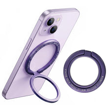 Carica l'immagine nel visualizzatore di Gallery, Anello Magnetico Cellulare in Metallo, Supporto Telefono, Ring Stand 360 Gradi, Design Sottile, per iPhone 17 e Android,