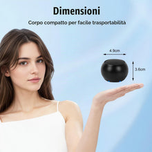 Carica l'immagine nel visualizzatore di Gallery, mumisuto Altoparlante Bluetooth Super Piccolo con Suono Surround 9D, 3W Cassa Bluetooth con Bassi Potenti per iPhone, An