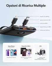 Carica l'immagine nel visualizzatore di Gallery, Power Bank 10000mAh 22,5W Caricatore Portatile Ricarica Rapida (Nero)