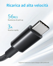 Carica l'immagine nel visualizzatore di Gallery, Anker 331 Cavo USB Type-C, Confezione da 2, Doppio Nylon Intrecciato