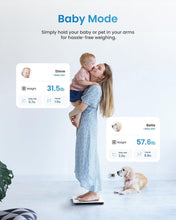 Carica l'immagine nel visualizzatore di Gallery, RENPHO Bilancia Pesapersone Bluetooth, Digitale con App, Bianco