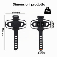Carica l'immagine nel visualizzatore di Gallery, Porta Cellulare Bici, Supporto Smartphone Bici in Silicone, Supporto Telefono Bicicletta, Manubrio Anti-Vibrazione Unive
