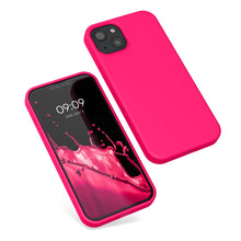 Carica l'immagine nel visualizzatore di Gallery, kwmobile Cover per iPhone 13 Custodia - Back Case per Smartphone in Silicone TPU - Protezione Gommata - rosa shocking