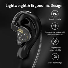 Carica l'immagine nel visualizzatore di Gallery, Yinyoo CCZ Melody in-ear-monitor 1BA 1DD auricolari Hifi, auricolari in-ear leggero di basso profondo IEM cuffie con cav