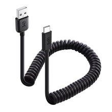 Carica l'immagine nel visualizzatore di Gallery, Cable Matters Cavo a spirale da USB-A USB-C, 1,2 m, 15 W