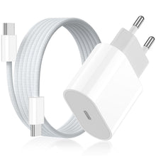 Carica l'immagine nel visualizzatore di Gallery, 20W Caricatore USB C, Charger con 2M Cavo per Samsung Galaxy per iPhone 17 16 15 Plus Pro Max iPad Huawei Xiaomi Oppo, R
