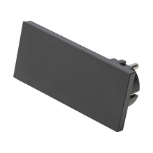 Carica l'immagine nel visualizzatore di Gallery, FANTON 80066-B3 3 pz Spine schuko ultrapiatta salvaspazio orientabile 2P+T 16A mod. CLOCK colore nero