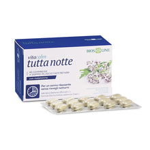 Carica l'immagine nel visualizzatore di Gallery, Vitacalm Tutta Notte 60 Compresse Con Melatonina