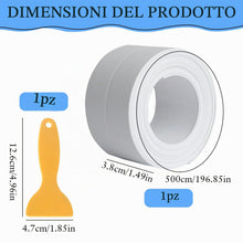 Carica l'immagine nel visualizzatore di Gallery, 5M Nastro Sigillante Impermeabile Bianco PVC