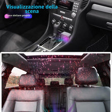 Carica l'immagine nel visualizzatore di Gallery, 4 In 1 Caricatore Auto USB C 66W, Carica Batteria per Auto Cellulare con Luce Stellata, 12V/24V Caricabatteria da Auto R