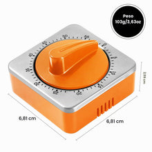 Carica l'immagine nel visualizzatore di Gallery, Kitchen Timers, Timer Da Cucina Con Allarme Forte, Non Richiede Batterie, 100% Meccanico - Retro Magnetico, Squisito Cor